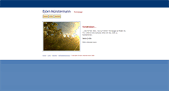 Desktop Screenshot of bjoernmuenstermann.de