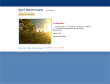 Tablet Screenshot of bjoernmuenstermann.de